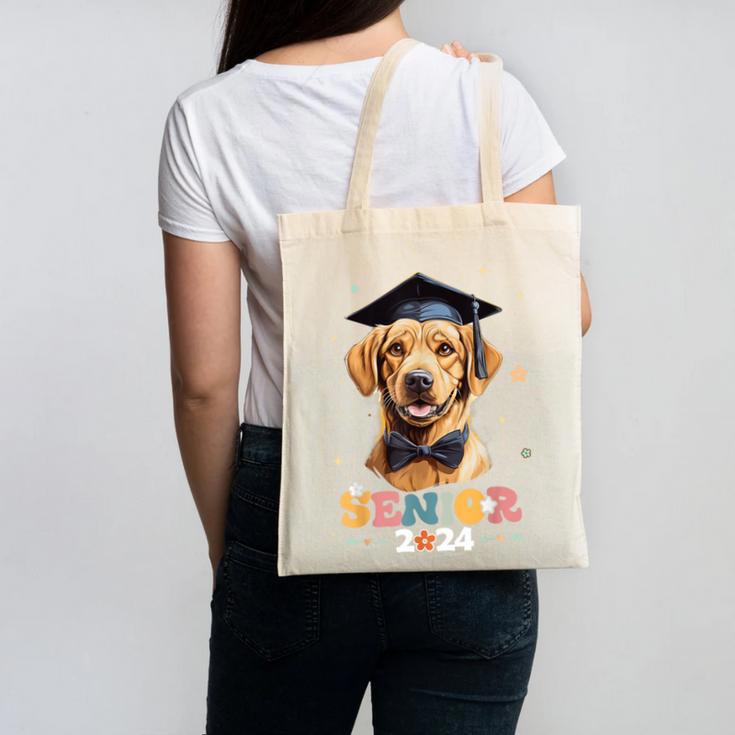 Dog Class Of 2024 Graduation Senior 2024 Men Women Girls Kids Canvas Tote Bag