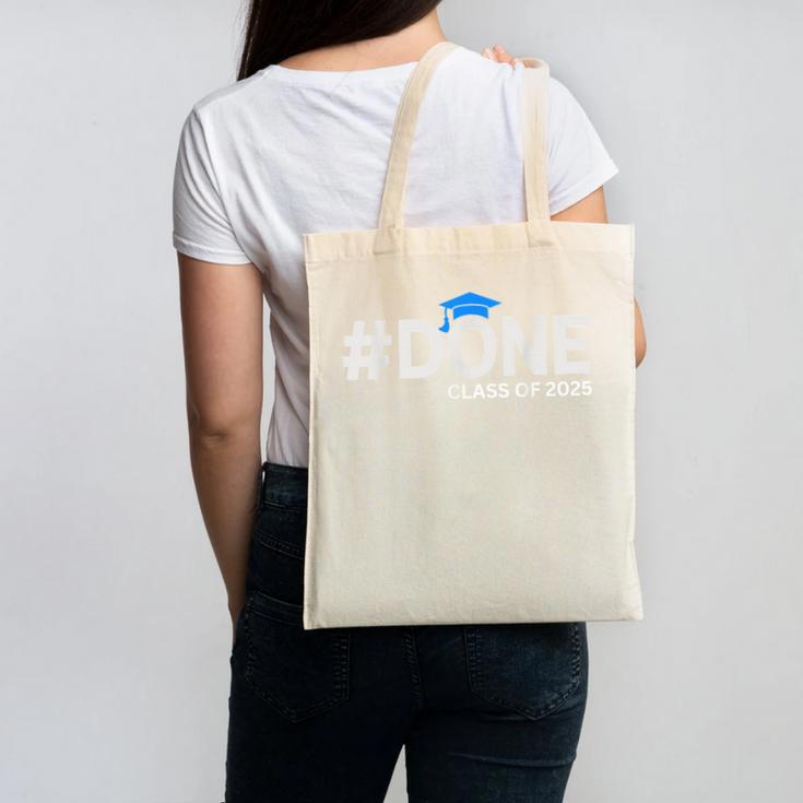 Done Class Of 2025 Graduation So Done Senior 2025 Grad Canvas Tote Bag
