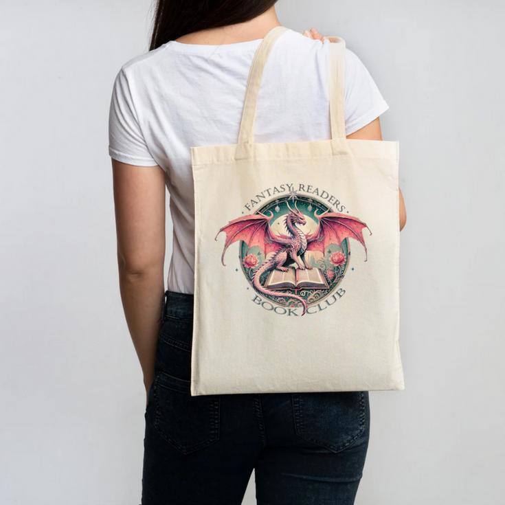 Fantasy Readers Book Club Fantasy Reader Canvas Tote Bag