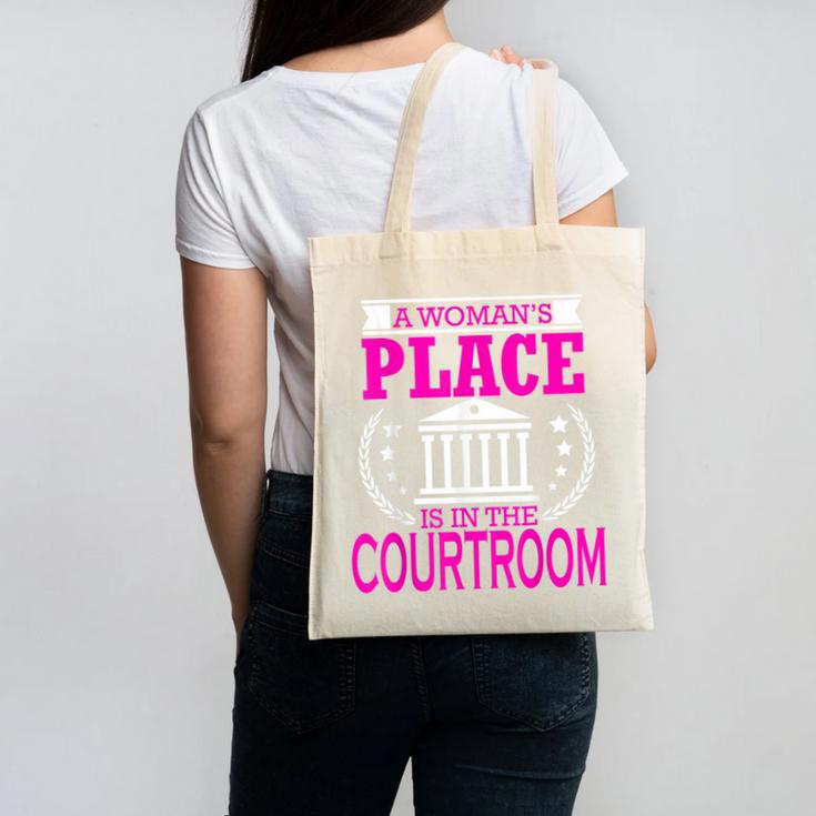Female Lawyer Women Law Student Graduation Bar Exam Canvas Tote Bag