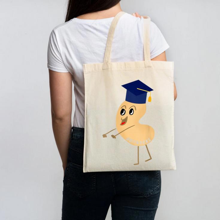 Flossing Cashew OIT For Tree Nut OIT Graduation Canvas Tote Bag