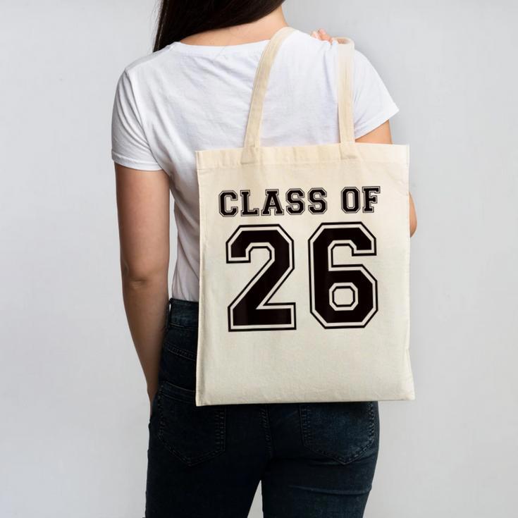 Freshman Class Of 2026 High School Senior Graduation Canvas Tote Bag