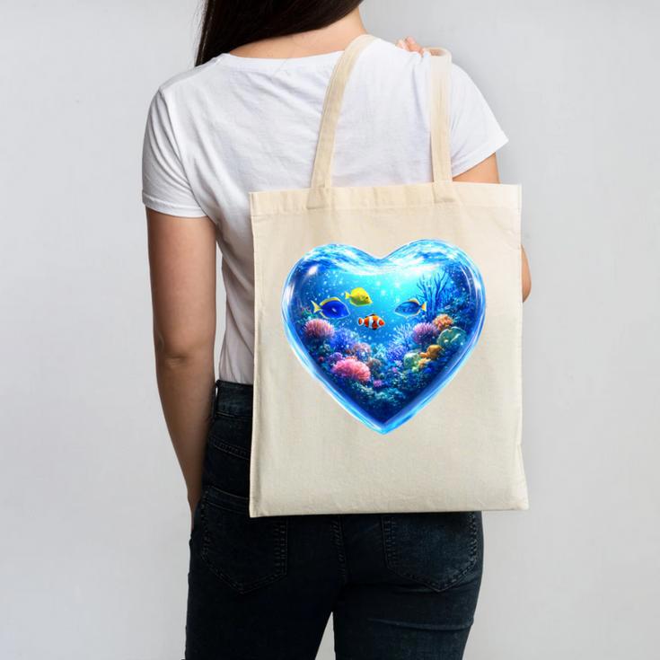 Frutiger Aero Y2K Heart Canvas Tote Bag Frutiger Aero Y2K Heart Canvas Tote Bag