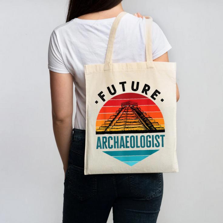 Future Archaeologist Pyramid Archaeology Student Graduation Canvas Tote Bag