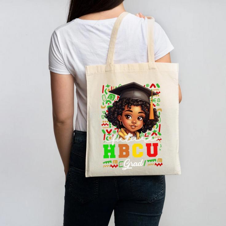 Future HBCU Grad Girl Kids Graduation HBCU College Canvas Tote Bag