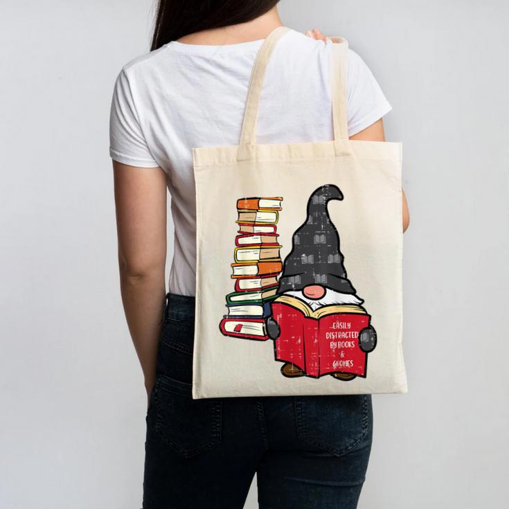 Gnome Read Reading Book Librarian Across America Women Kids Canvas Tote Bag Gnome Read Reading Book Librarian Across America Women Kids Canvas Tote Bag