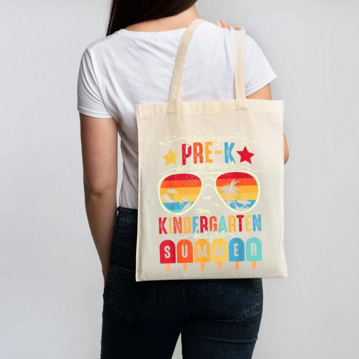 Goodbye Pre-k Graduation Kindergarten Summer Break Graduate Canvas Tote Bag