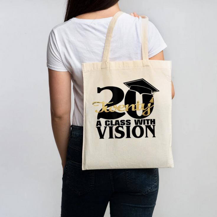 Graduation 2020 A Class With Vision Canvas Tote Bag
