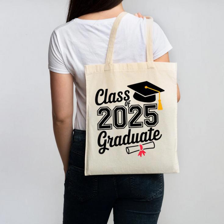 Graduation 2025 Senior 2025 Class Of 2025 Graduate Canvas Tote Bag