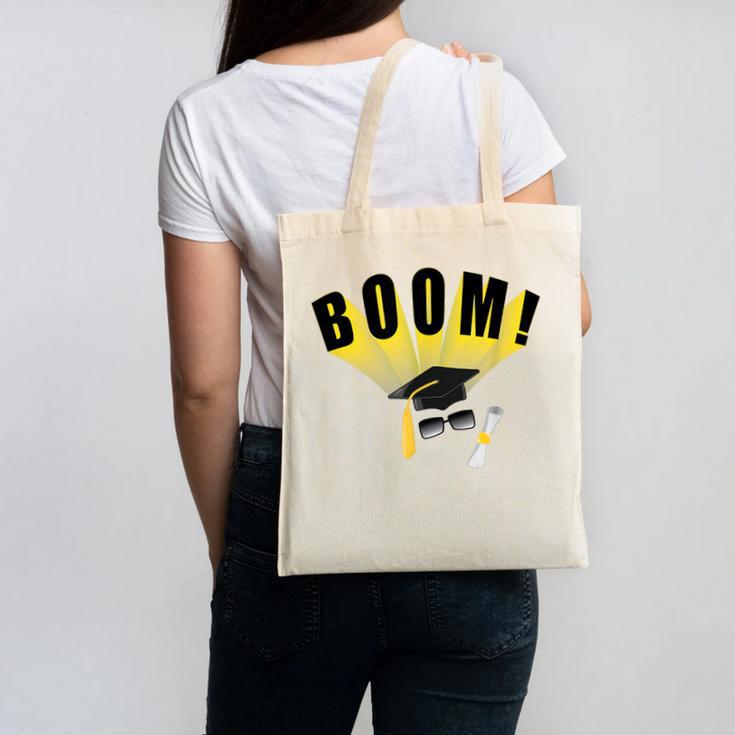 Graduation Cap And Diploma For Proud Graduation Canvas Tote Bag