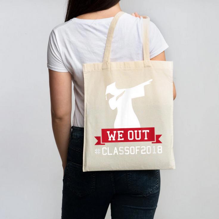 Graduation Class 2018 Dabbing College Grad Shirt Canvas Tote Bag