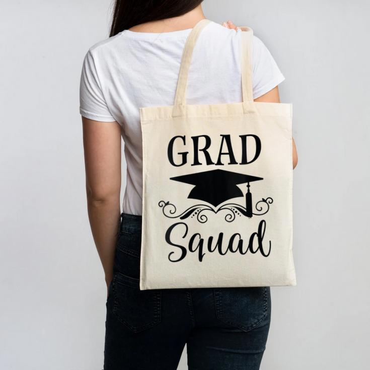 Graduation Grad Squad Canvas Tote Bag