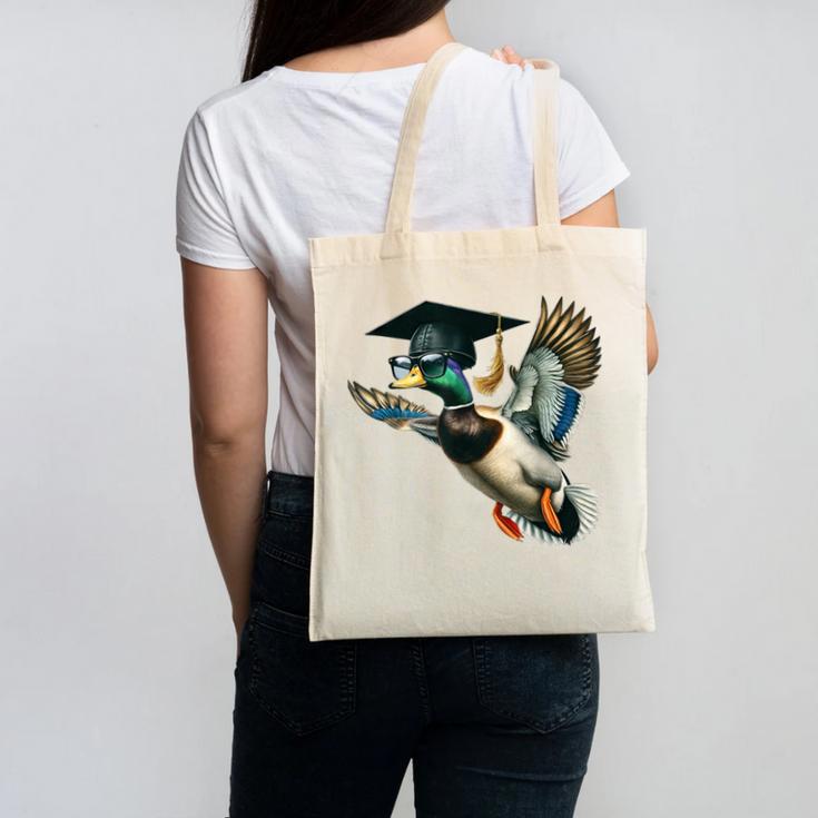 Graduation Mallard Duck Hunter Hunting Season Grad Hunting Canvas Tote Bag