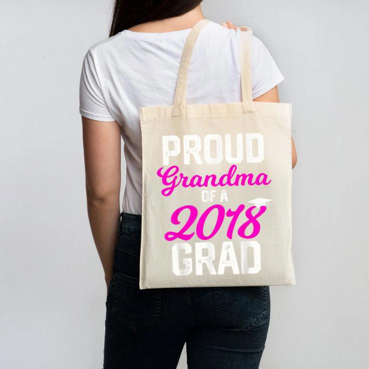 Grandma Graduation Shirt 2018 High School College Grad Canvas Tote Bag