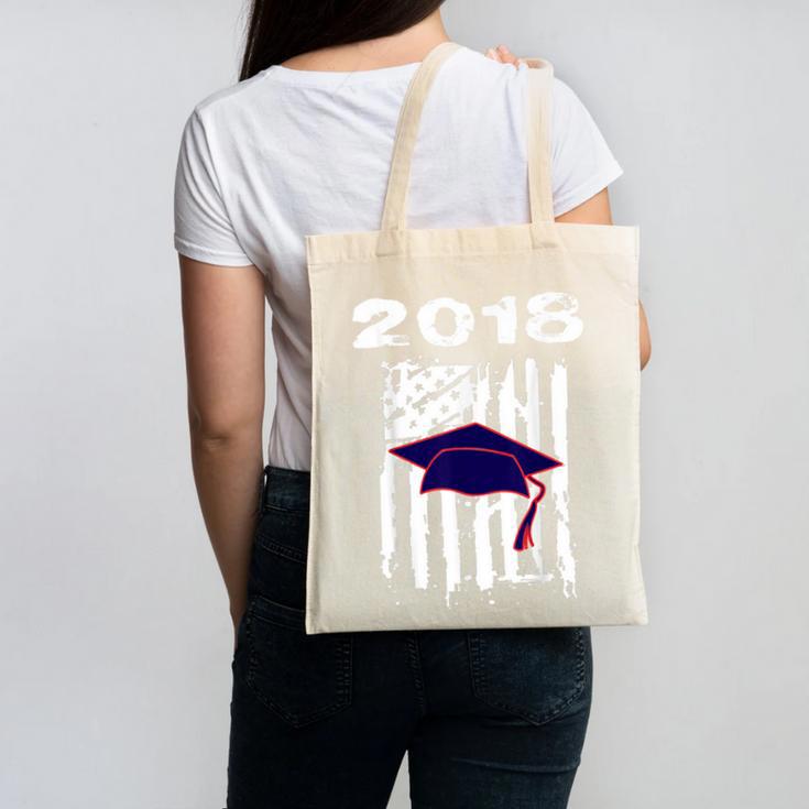 High School GraduationShirt Flag College Graduation Canvas Tote Bag