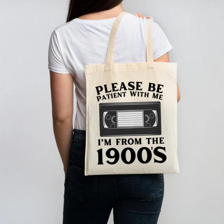 Over The Hill Please Be Patient I'm From The 1900s VHS Premium Tri-Blend Canvas Tote Bag