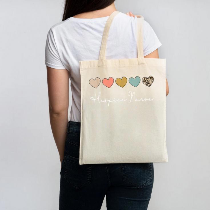 Hospice Nurse Appreciation Hospice Nursing School Graduation Canvas Tote Bag