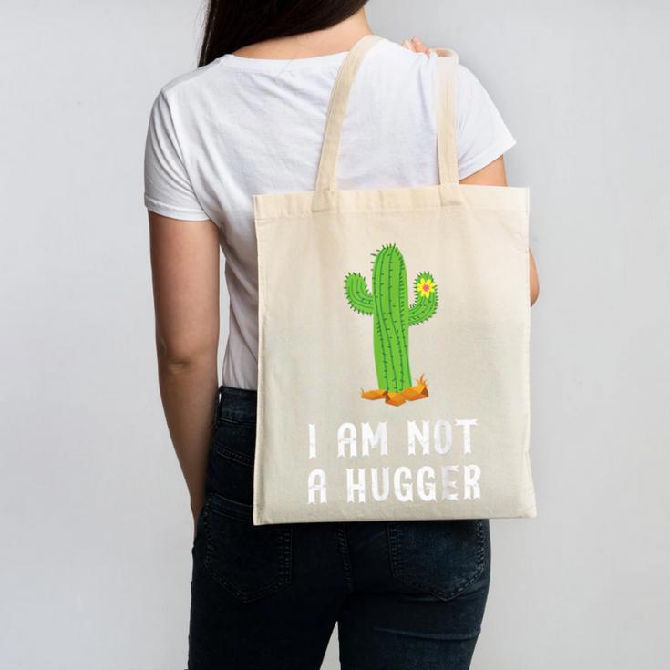 I'm Not A Hugger Cactus Not a Hugger Introvert Cute Canvas Tote Bag I'm Not A Hugger Cactus Not a Hugger Introvert Cute Canvas Tote Bag
