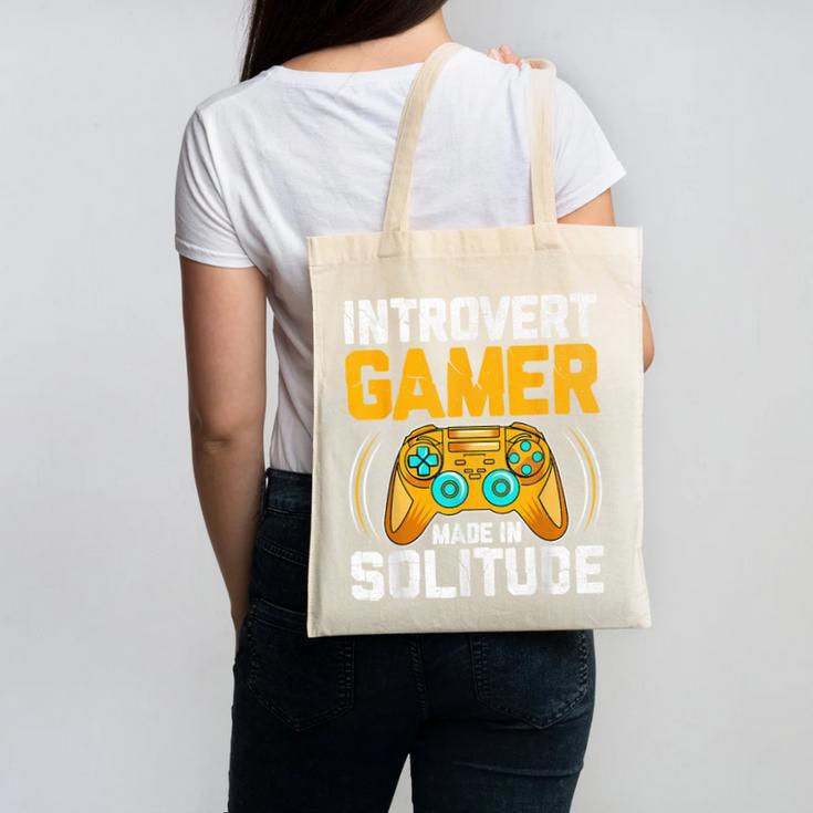Introvert Gamer Video Games Anti Social Team Player Canvas Tote Bag