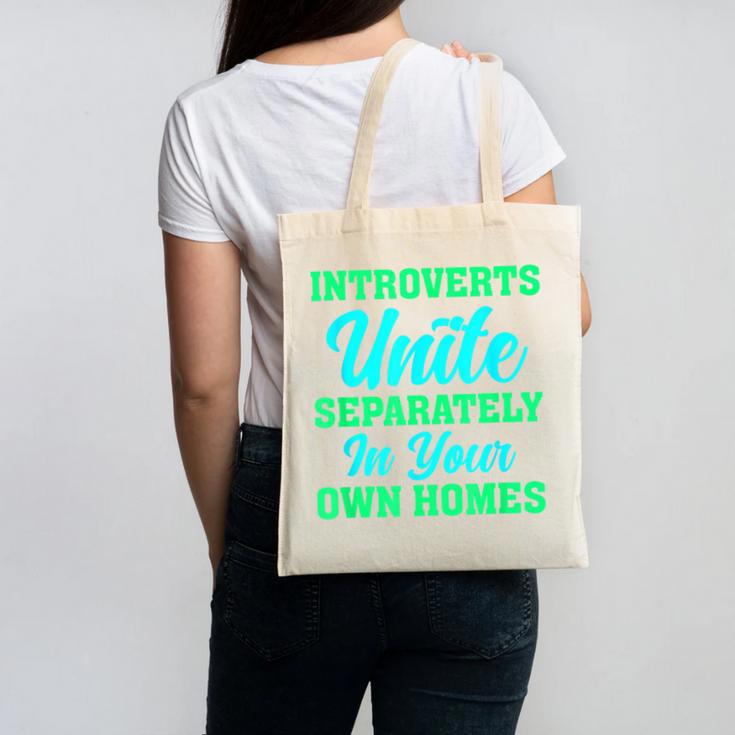 Introverts Unite Introvert Antisocial Sarcasm Anti Social Canvas Tote Bag Introverts Unite Introvert Antisocial Sarcasm Anti Social Canvas Tote Bag