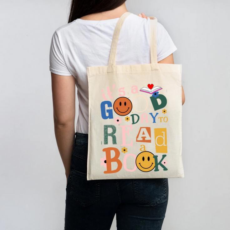 Its a Good Day To Read a Book Lovers Library Reading Women Canvas Tote Bag