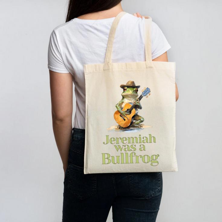 Jeremiah Was A Bullfrog A Classic Rock Nostalgia Trip Premium Tri-Blend Canvas Tote Bag