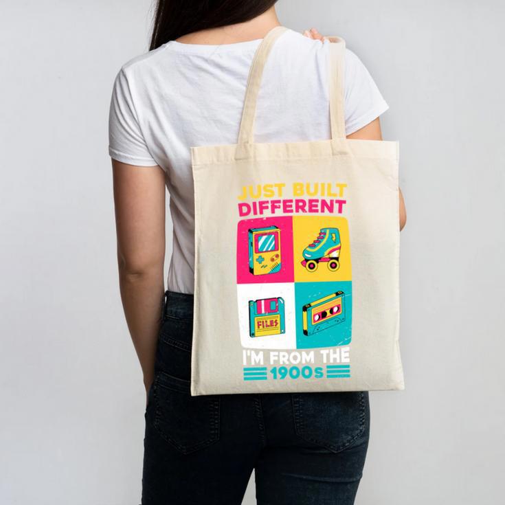 Just Built Different I'M From The 1900S Retro Canvas Tote Bag
