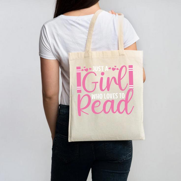 Just A Girl Who Loves To Read Book Lover Reading Books Canvas Tote Bag Just A Girl Who Loves To Read Book Lover Reading Books Canvas Tote Bag