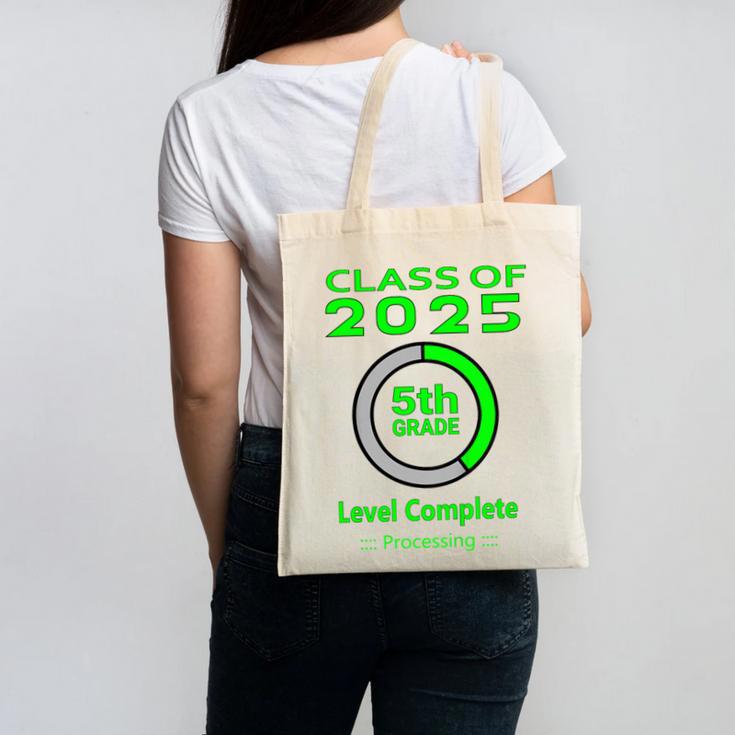 Kids Kids 5th Grade Graduation Video Game Canvas Tote Bag