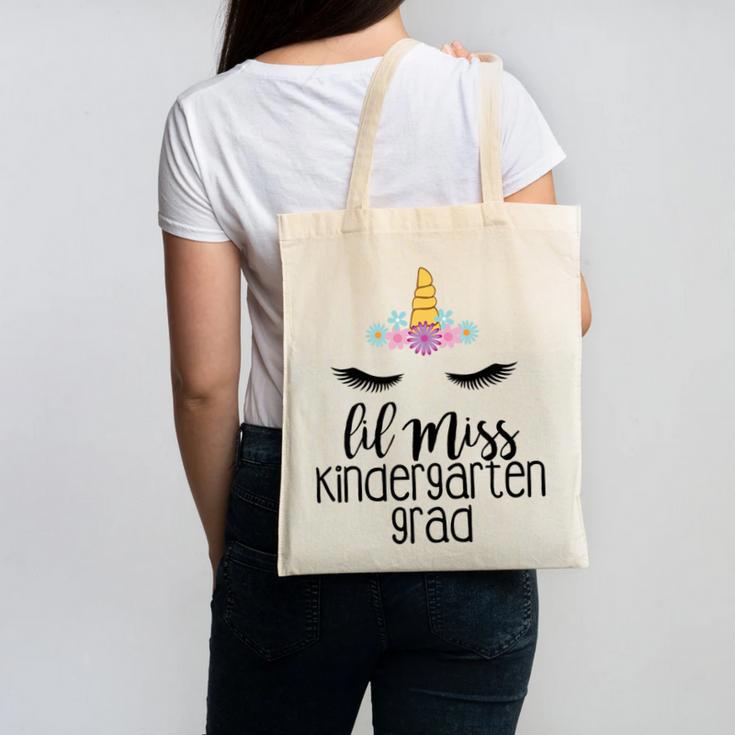 Kids Lil Miss Kindergarten Grad Shirt Graduation Shirts 2018 Canvas Tote Bag