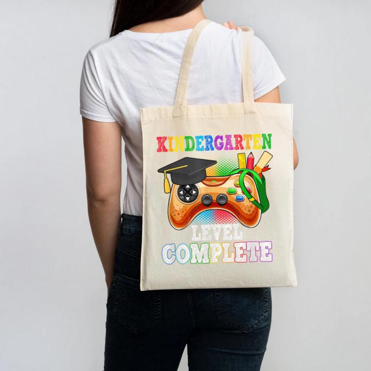 Kindergarten Level Complete Last Day Of School Graduation Canvas Tote Bag