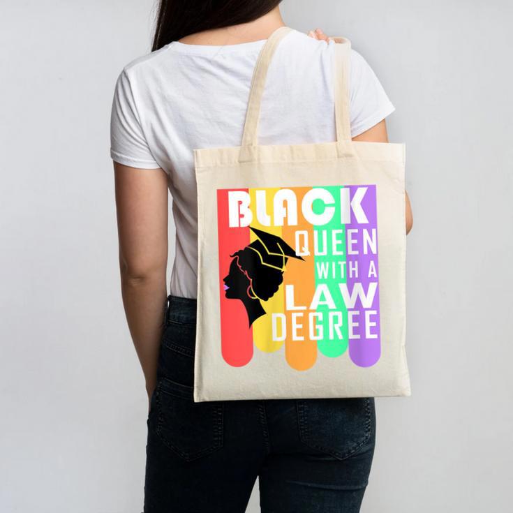 Law School Graduation Queen New Lawyer Attorney Grad Canvas Tote Bag