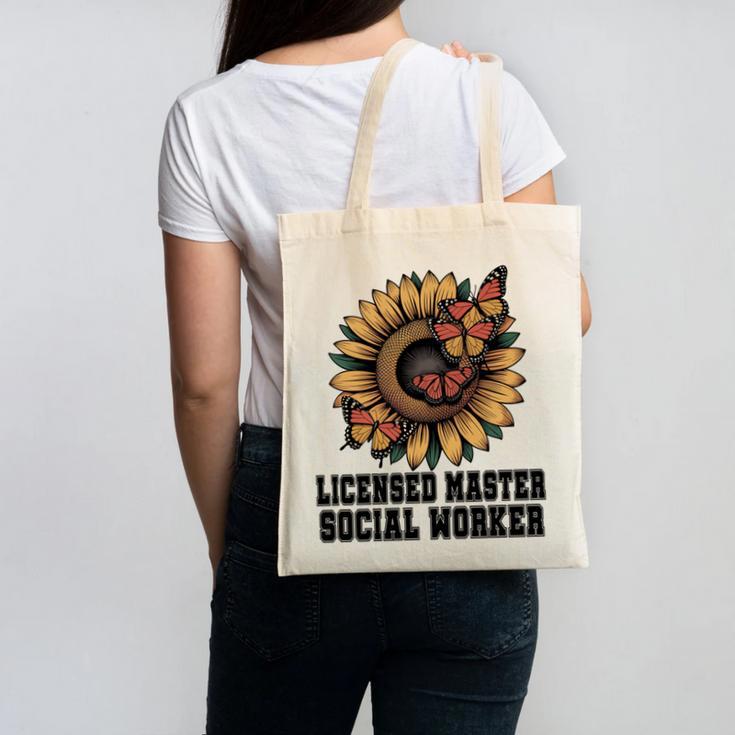 Licensed Masters Social Work Worker LMSW Graduation 2026 Canvas Tote Bag