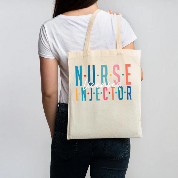 Licensed Nurse Injector Graduation Nurse Injector Canvas Tote Bag