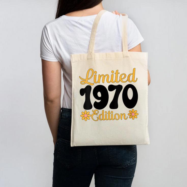 Limited 1970 Edition Retro Vintage 70s Nostalgia Canvas Tote Bag
