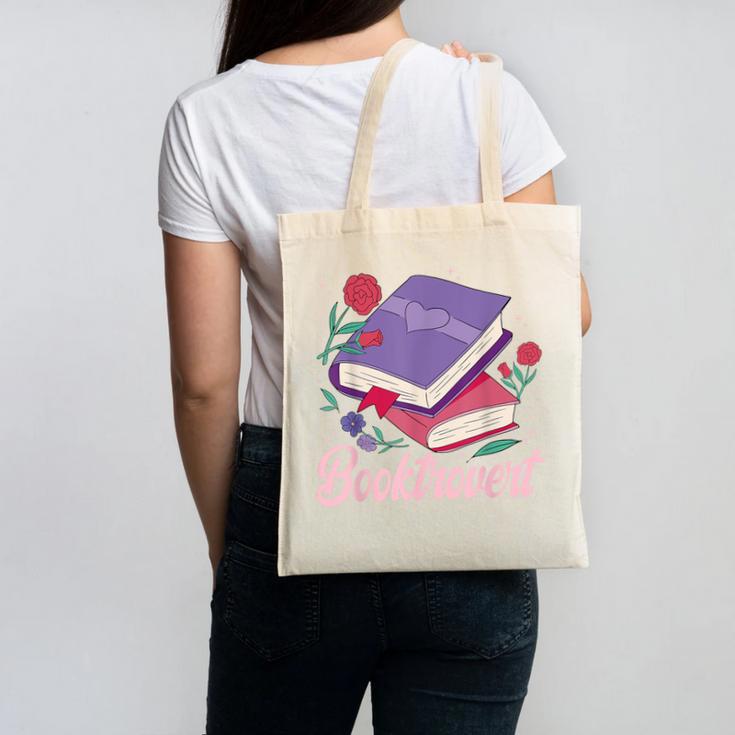 Literary Reading Book Introvert Booktrovert Reading Canvas Tote Bag