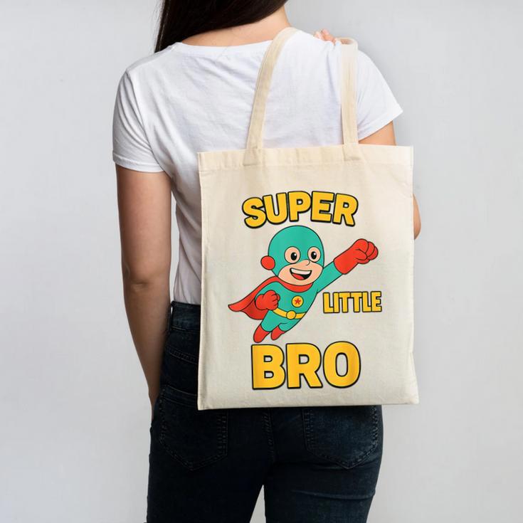 Little Cute Superhero Brother Comic Book Baby Bro Canvas Tote Bag
