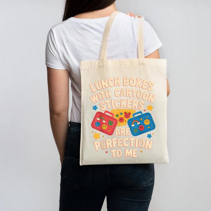 Lunch Boxes With Stickers Lunch Box Nostalgia Retro Canvas Tote Bag Lunch Boxes With Stickers Lunch Box Nostalgia Retro Canvas Tote Bag