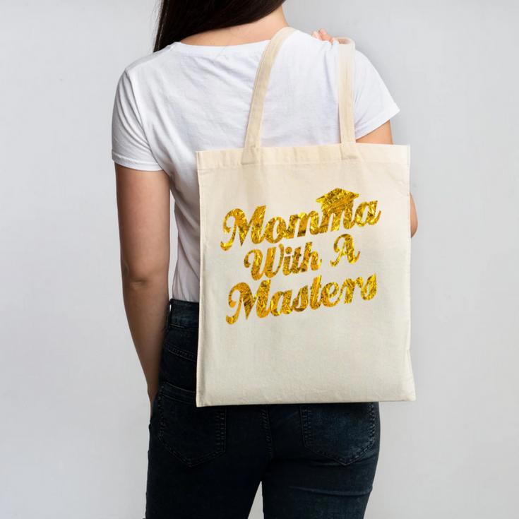 Masters Degree Graduation For Mom Wife Social Work MBA Canvas Tote Bag