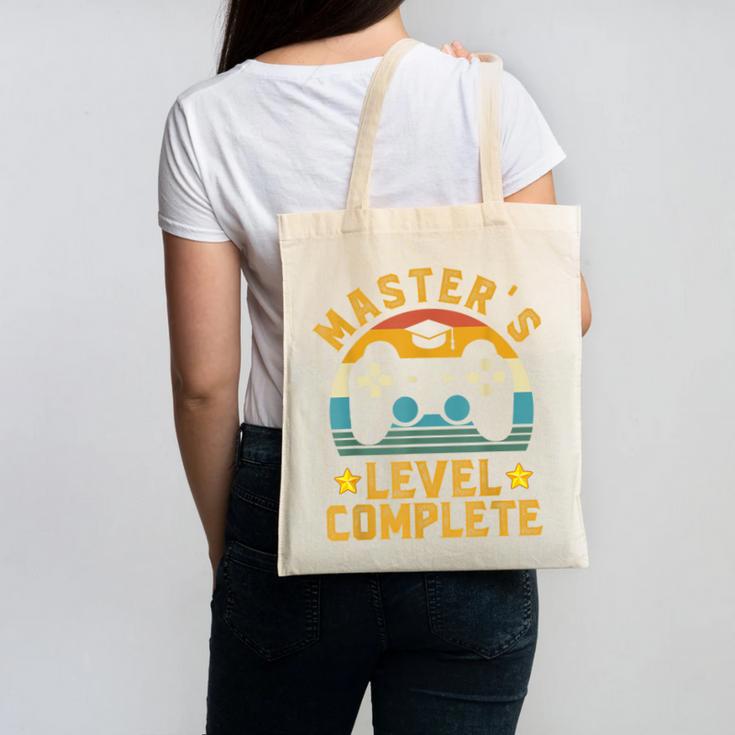 Master's Level Complete Vintage Video Gamer Graduation Canvas Tote Bag