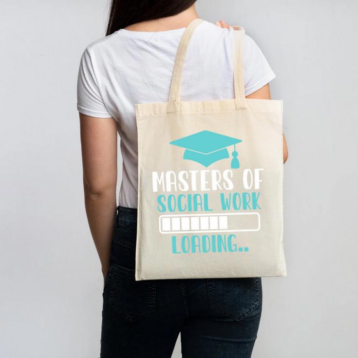 Masters Of Social Work Loading MSW Graduation Future Social Canvas Tote Bag