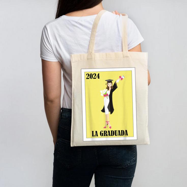 Mexican For Graduation La Graduada 2024 Canvas Tote Bag