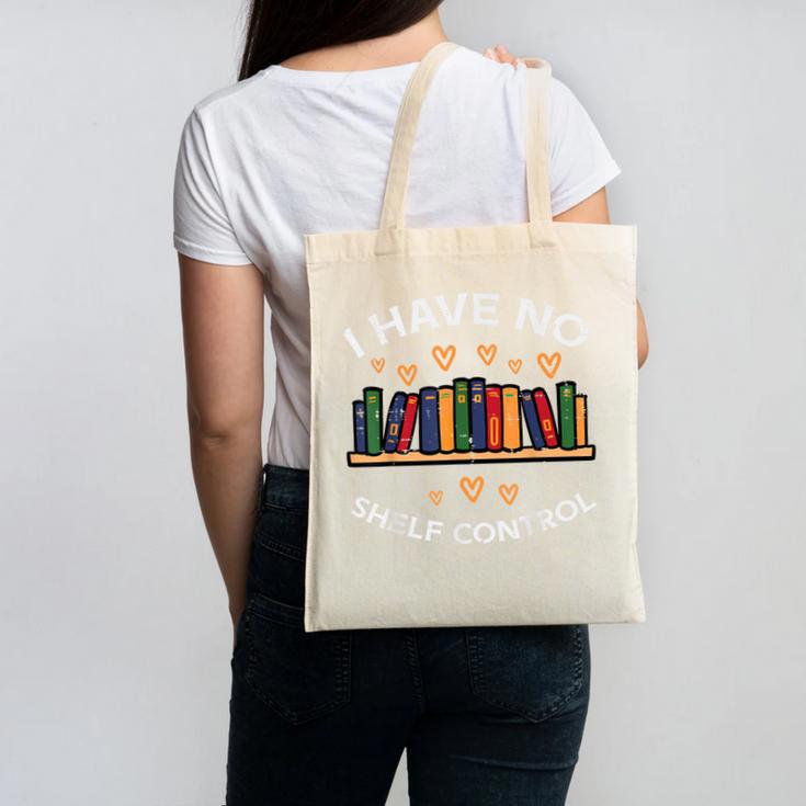No Shelf Control Read Reading Book Librarian Men Women Kids Canvas Tote Bag