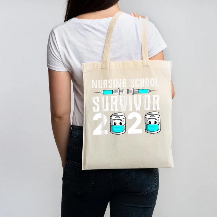 Nursing School Survivor Graduation Nurse RN 2020 Friend Canvas Tote Bag