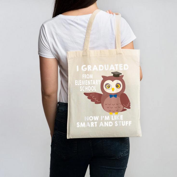 Owl Elementary Graduation Shirt-6th Grade Graduation Canvas Tote Bag