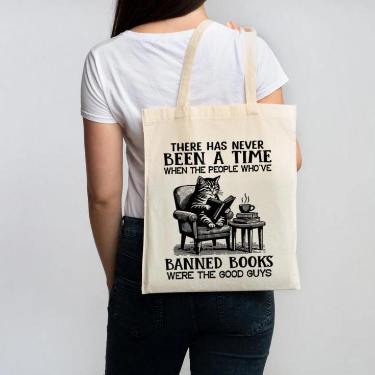 The People Who'Ve Banned Books Were The Good Guys Canvas Tote Bag