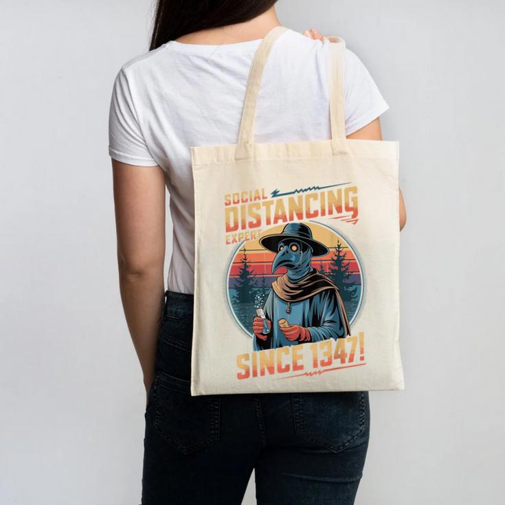 Plague Doctor Introvert Sarcastic Social Distancing Expert Canvas Tote Bag Plague Doctor Introvert Sarcastic Social Distancing Expert Canvas Tote Bag