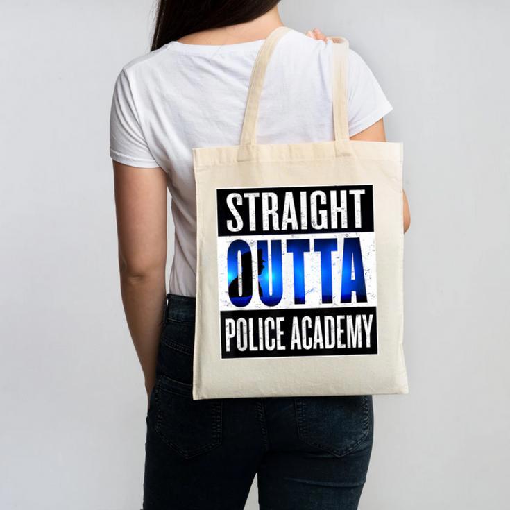 Police Academy Shirt Police Officer Graduation Canvas Tote Bag