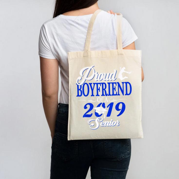 Proud BOYFRIEND Of A Class 2019 Senior Tee Graduation Canvas Tote Bag