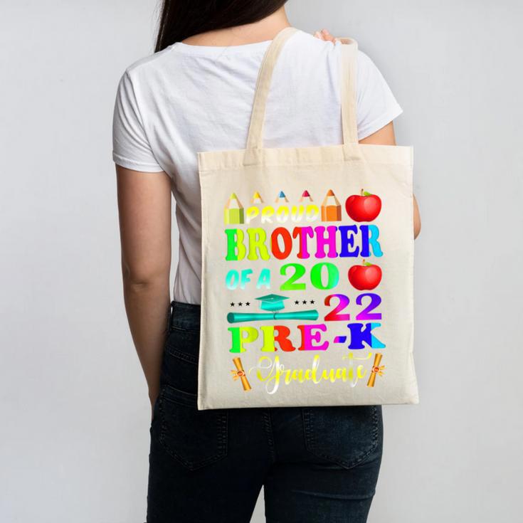Proud Brother Of 2022 Pre K Graduate Graduation Canvas Tote Bag